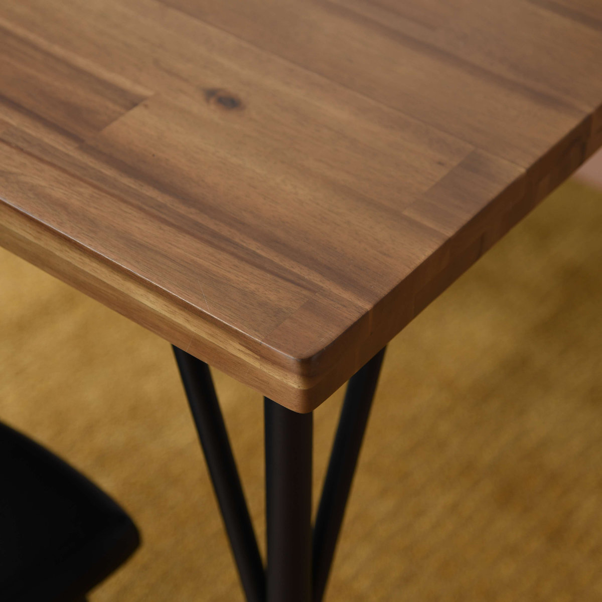 ダイニングテーブル 幅120cm アカシア無垢 ポッパー （ 4人掛け 食卓