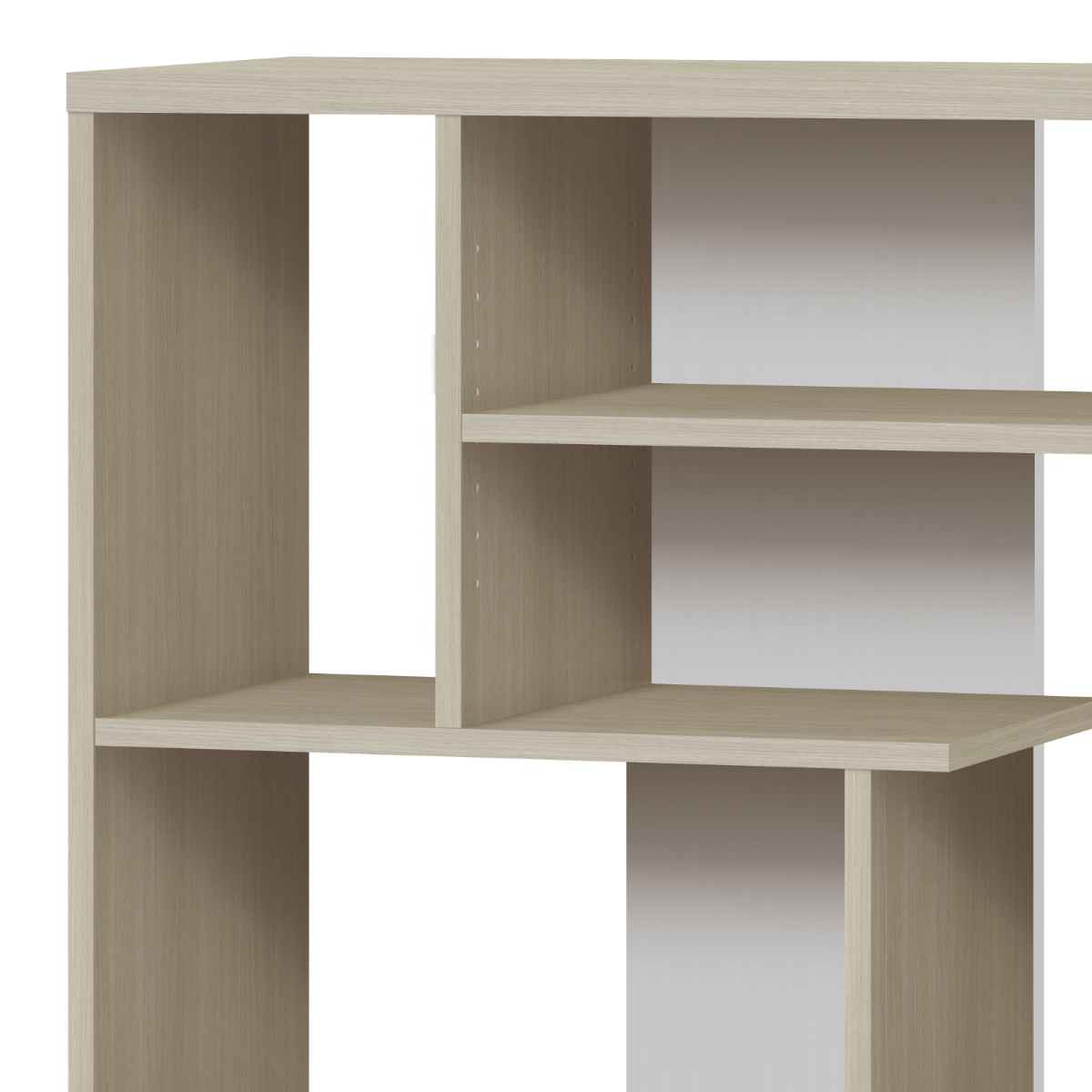 大洋（TAIYO） オープンシェルフ 北欧モダン アシンメトリーデザイン