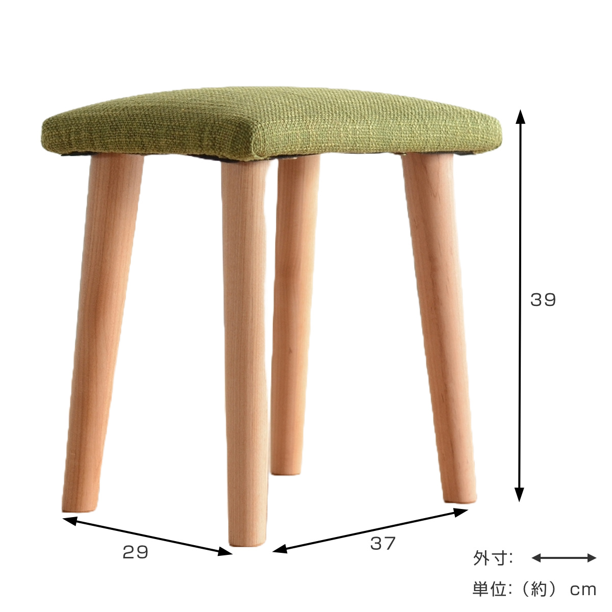 ドレッサー 幅65cm 鏡台 一面鏡 ルシアン （ スツール付き 無垢材 天然