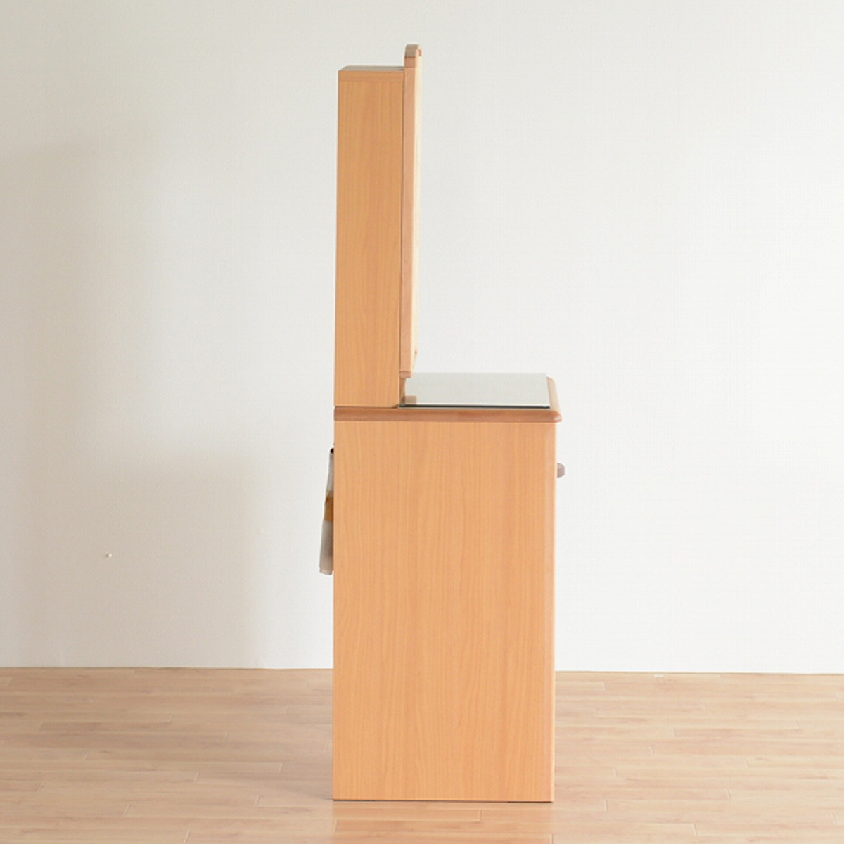 ドレッサー 幅65cm 鏡台 三面鏡 鏡裏収納付 ルシアン （ スツール付き