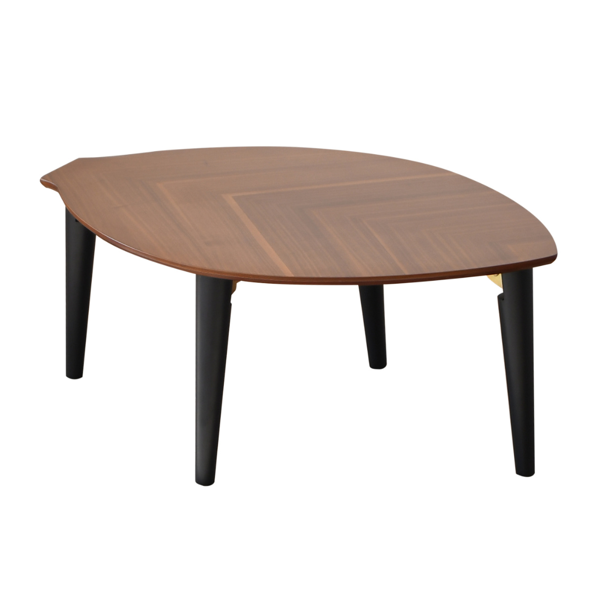 【廉価販売】新品　葉っぱをモチーフにデザインされたテーブル　日本製 ローテーブル