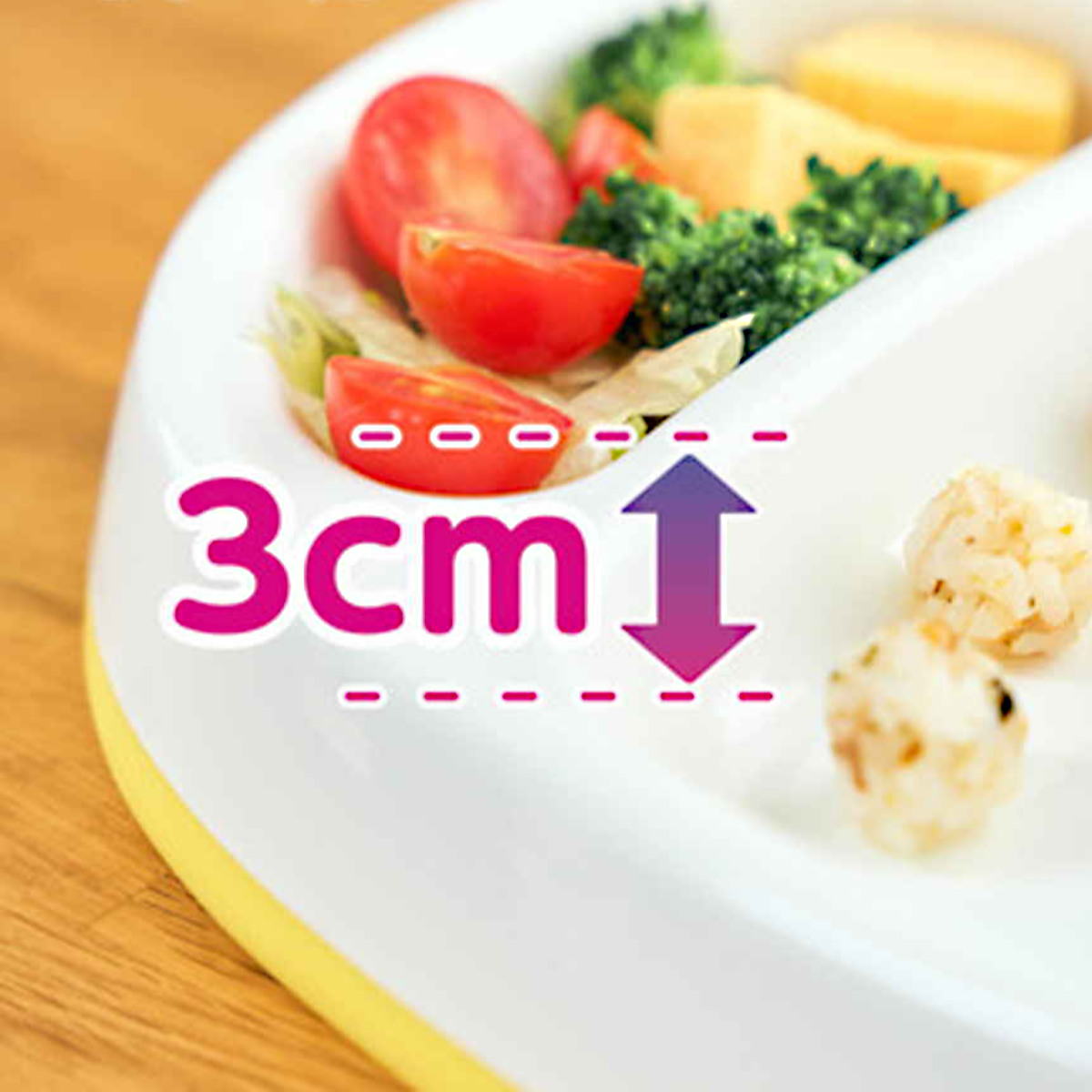 EDISONmama（エジソンママ） ベビー食器 たっぷり入る深皿プレート