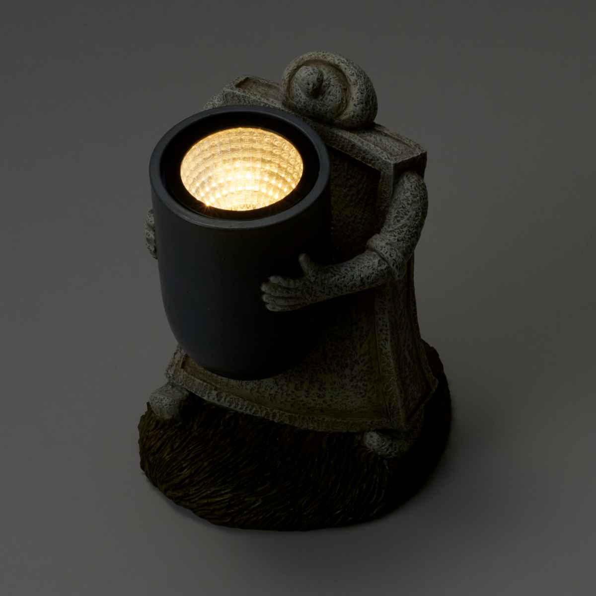 セトクラフト 置物 兵士 ソーラーオーナメント ハート兵士 庭 （ LED