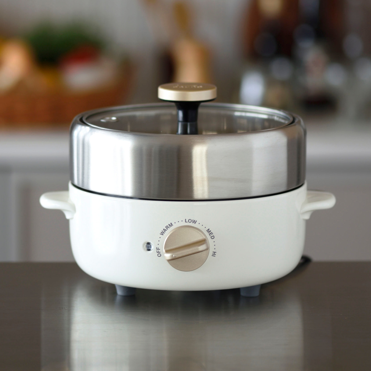 BRUNO（ブルーノ） コンパクトマルチグリルポット ステンレス蒸し器