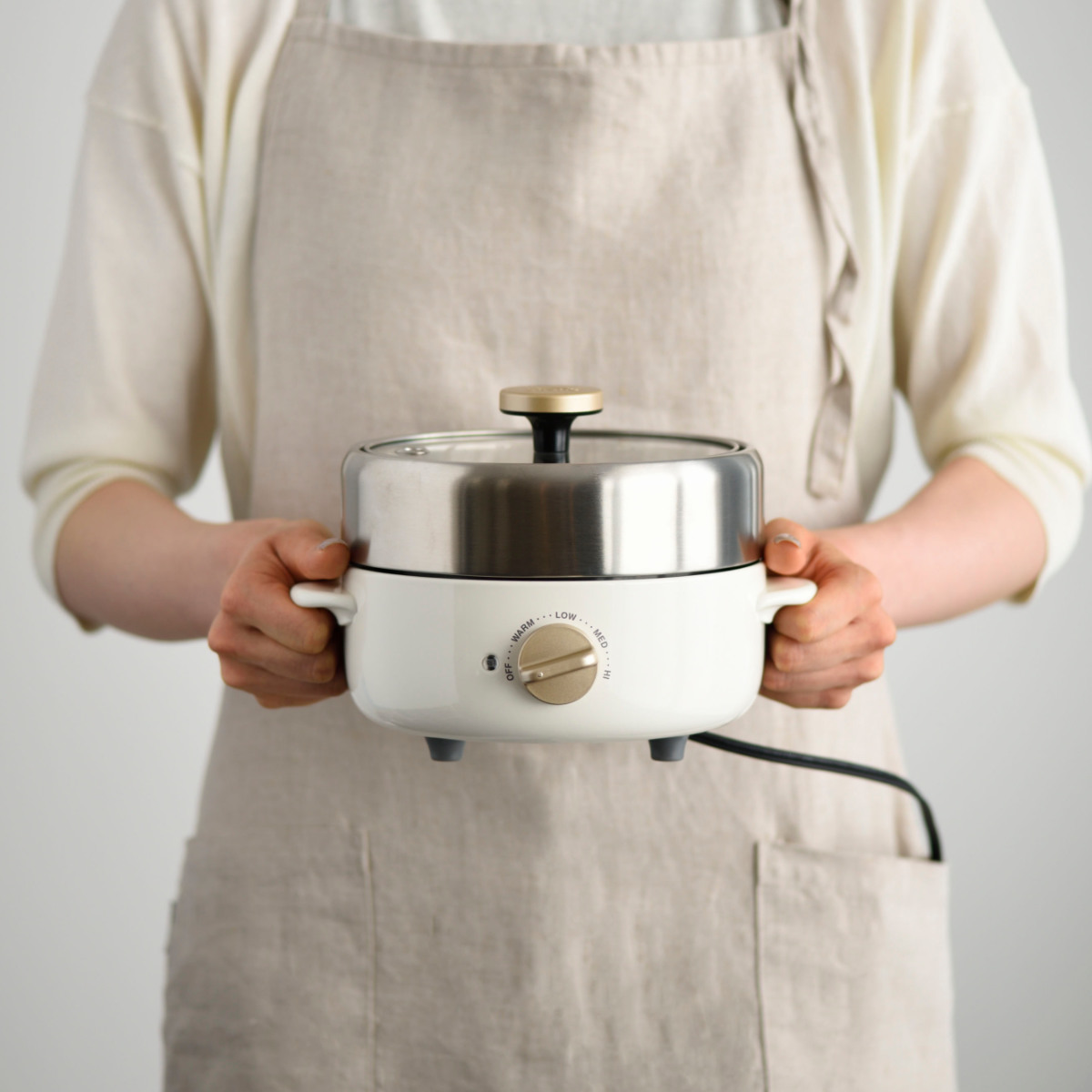 BRUNO（ブルーノ） コンパクトマルチグリルポット ステンレス蒸し器