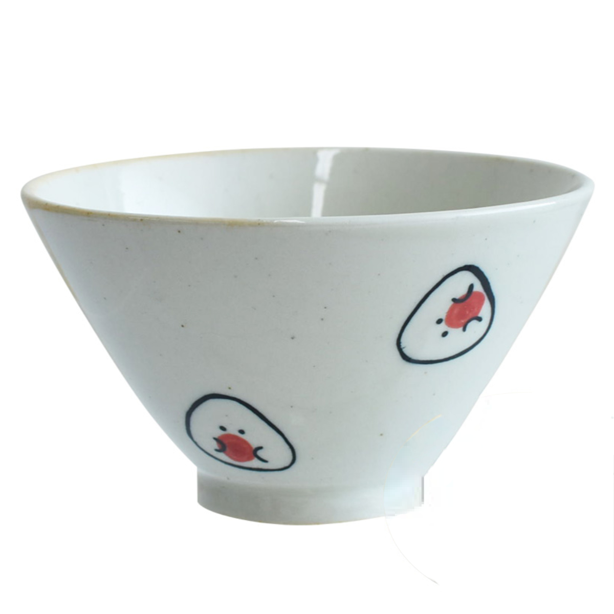 飯碗 11cm ぎゅっとおにぎりさん 陶磁器 波佐見焼 （ 食洗機対応 電子
