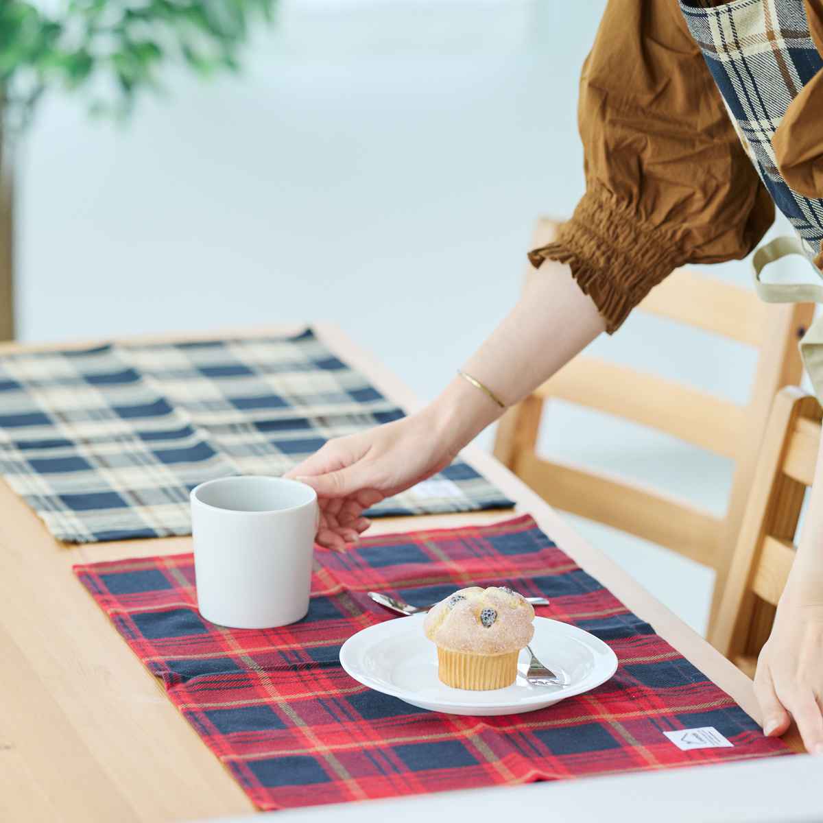 ランチョンマット 52×36cm プレイスマット 綿 （ ランチマット