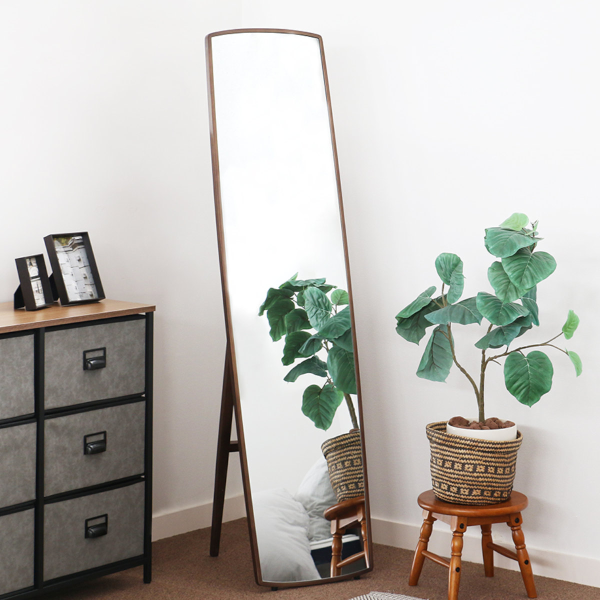 スタンドミラー 全身 38×150cm Style Mirror ank （ ミラー 鏡 姿見