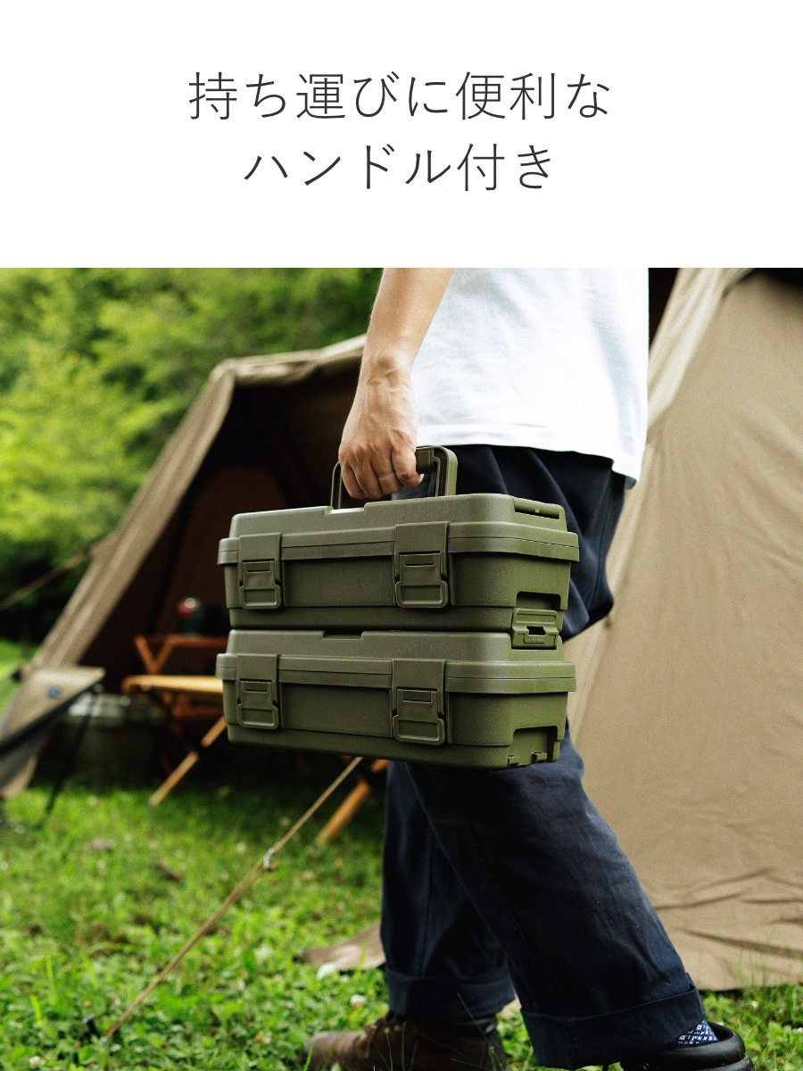 RISU（リス） 収納ボックス TC スタックカーゴ S-4 幅36.5×奥行18.3×高