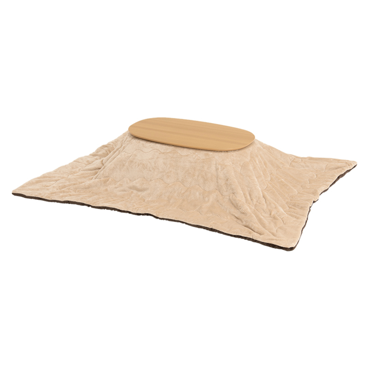 HAGiHARA（萩原） こたつ2点セット テーブル ナチュラル 折りたたみ 幅