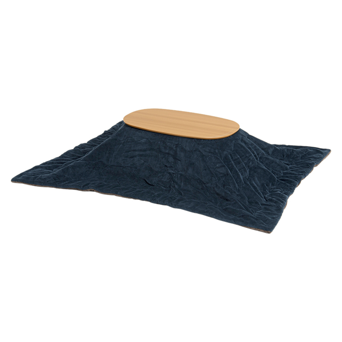 HAGiHARA（萩原） こたつ2点セット テーブル ナチュラル 折りたたみ 幅