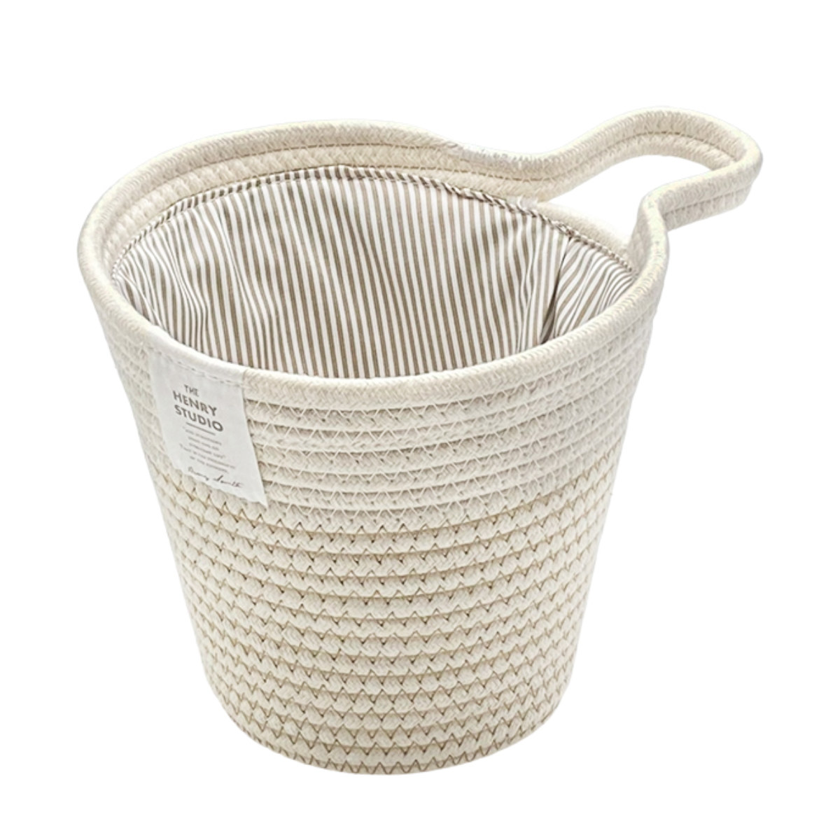 バスケット HENRY STUDIO 壁掛けバスケット かご （ カゴ 収納 ロープ