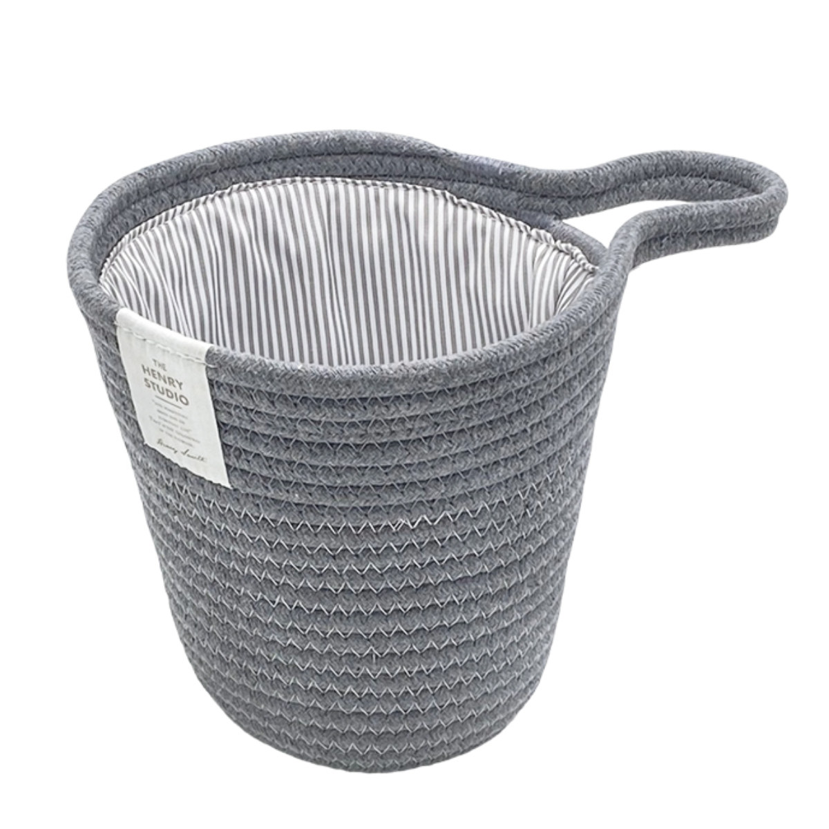 バスケット HENRY STUDIO 壁掛けバスケット かご （ カゴ 収納 ロープ