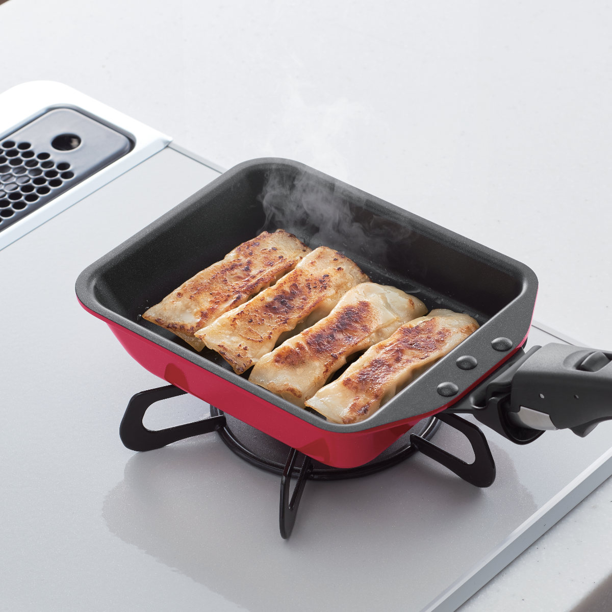 THERMOS（サーモス） 卵焼き器 玉子焼き器 IH対応 取っ手 着脱式