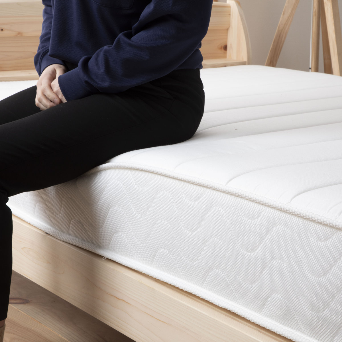 硬さの選べるマットレス ショートシングル ブラック 夜香ハイグレード