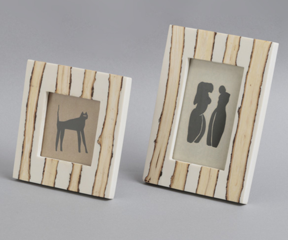 フォトフレーム ウッド＆レジンフォトフレームL 卓上 17×22cm