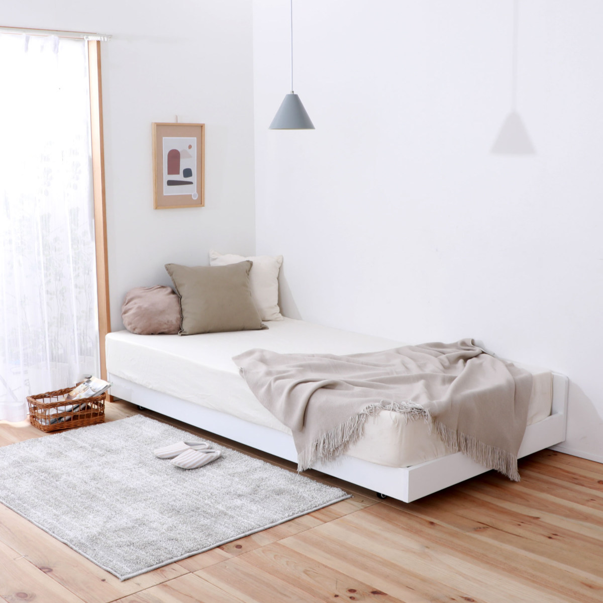 親子ベッド シングル スライド式収納 すのこ （ ベッド ベット 2段