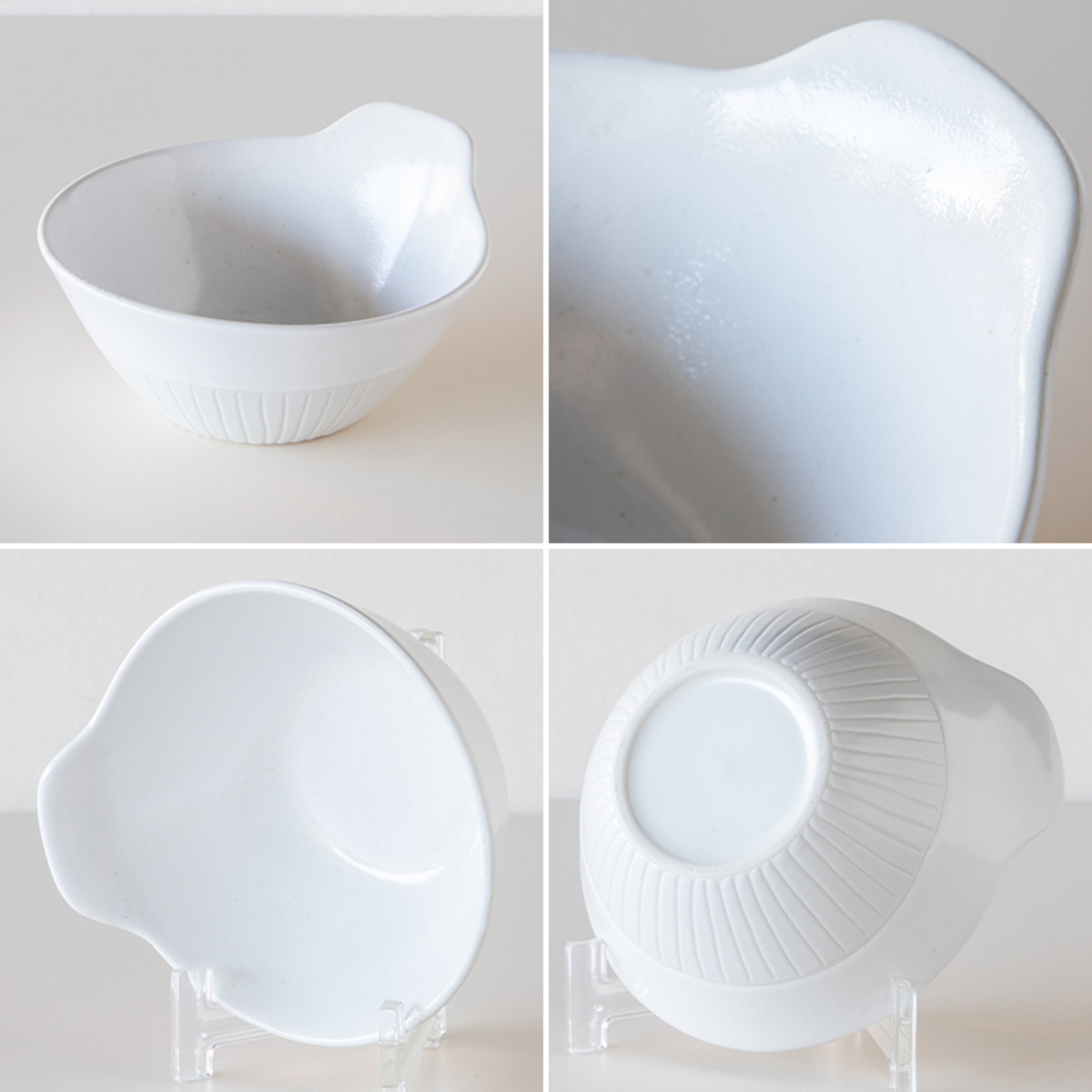 とんすい 13.5cm Craft Line クラフトライン 磁器 同色5個セット （ 食