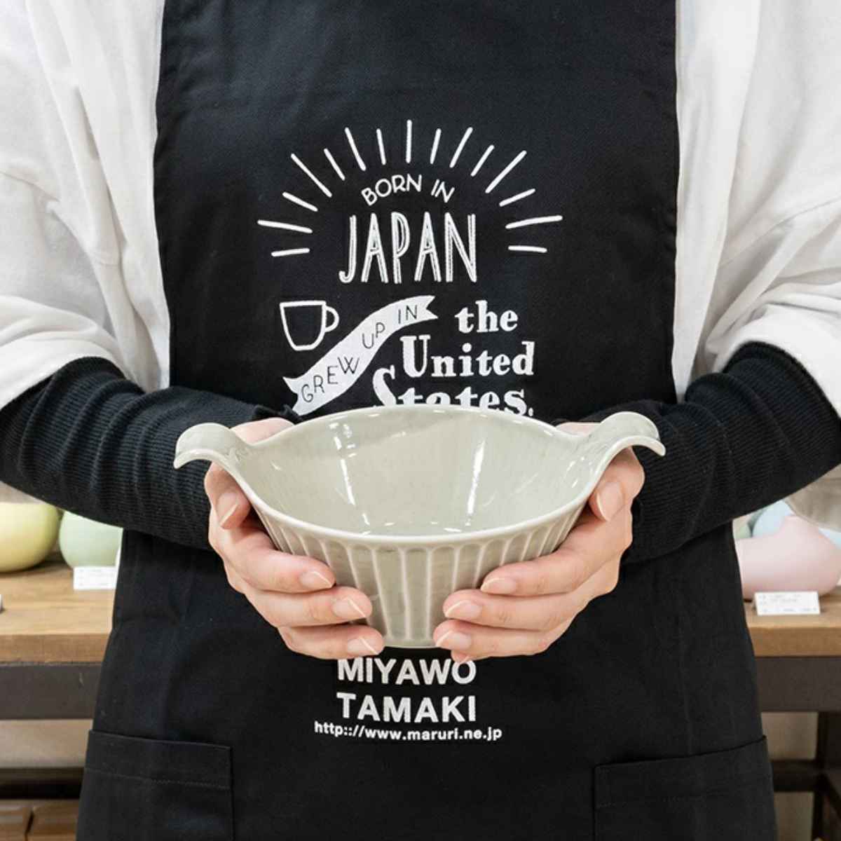 TAMAKI グラタン皿 ラウンド 19cm 持ち手付き SOGI ソギ 耐熱陶器