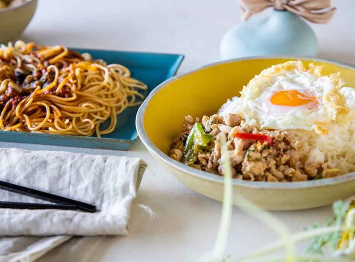プレート 22cm Palm パーム 陶器 （ 食洗器対応 カレー皿 パスタ皿 中