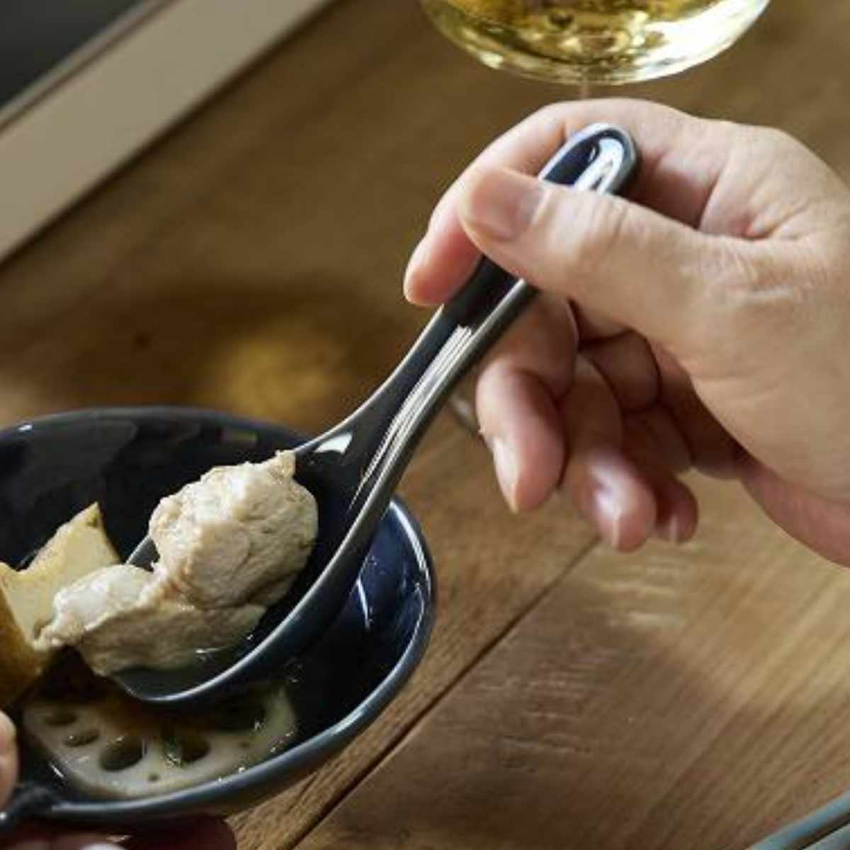 レンゲ 16cm KOKO ココ 陶器 （ 食洗機対応 れんげ 蓮華 カトラリー