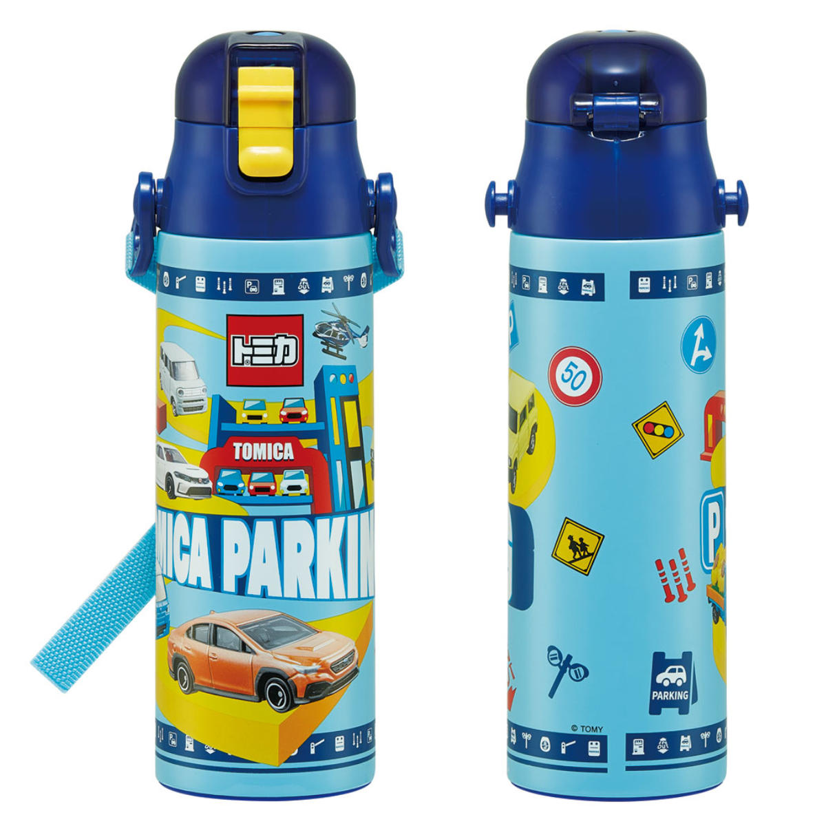 スケーター 水筒 超軽量ダイレクトボトル 保冷 トミカ24 （ トミカ