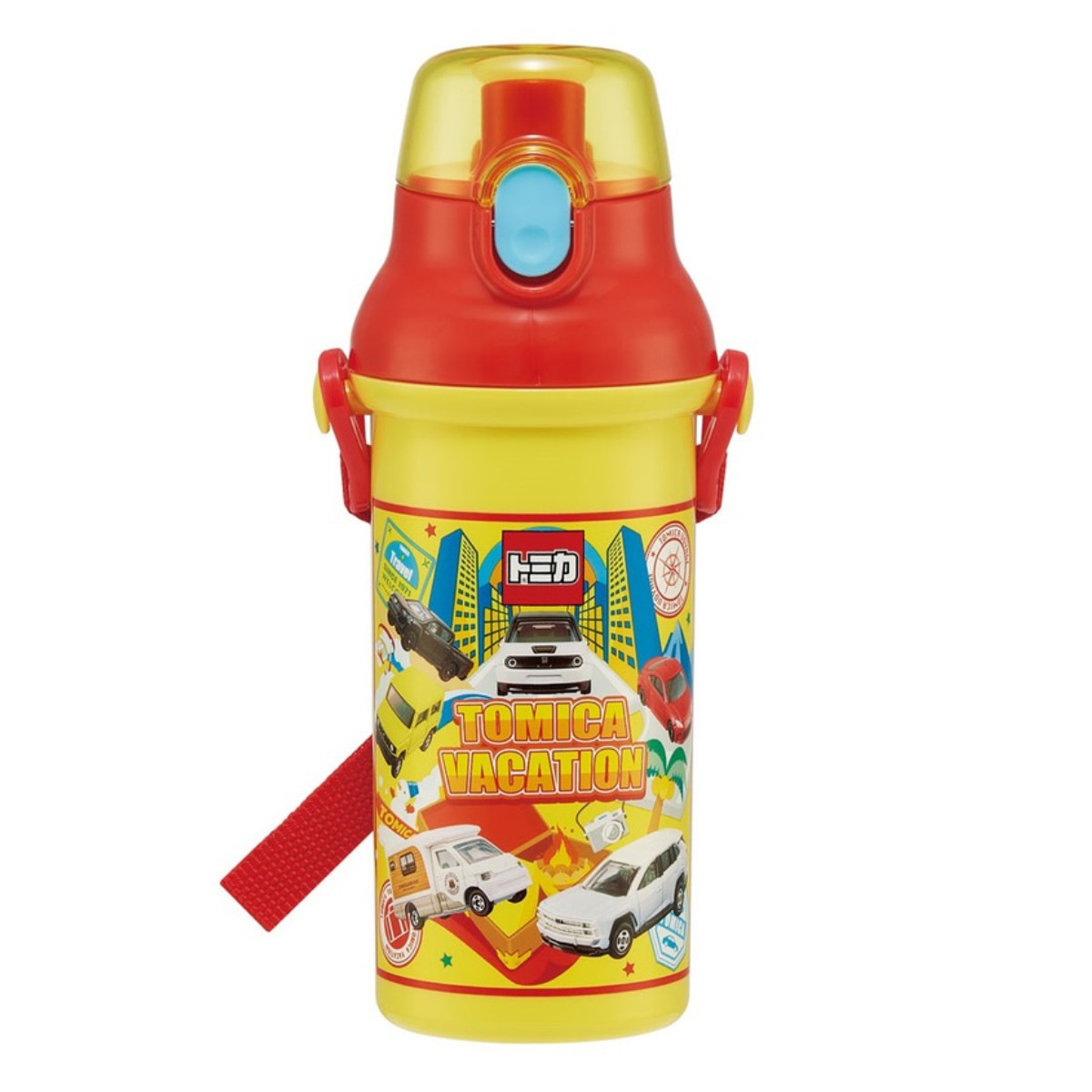 スケーター 水筒 480ml 抗菌直飲プラボトル トミカ24 （ トミカ クルマ