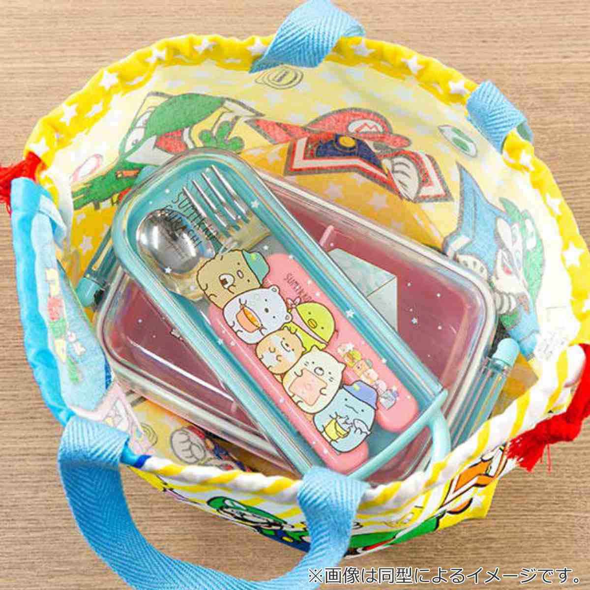 スケーター ランチ巾着 トミカとトム （ トミカ トム 弁当袋 お弁当袋