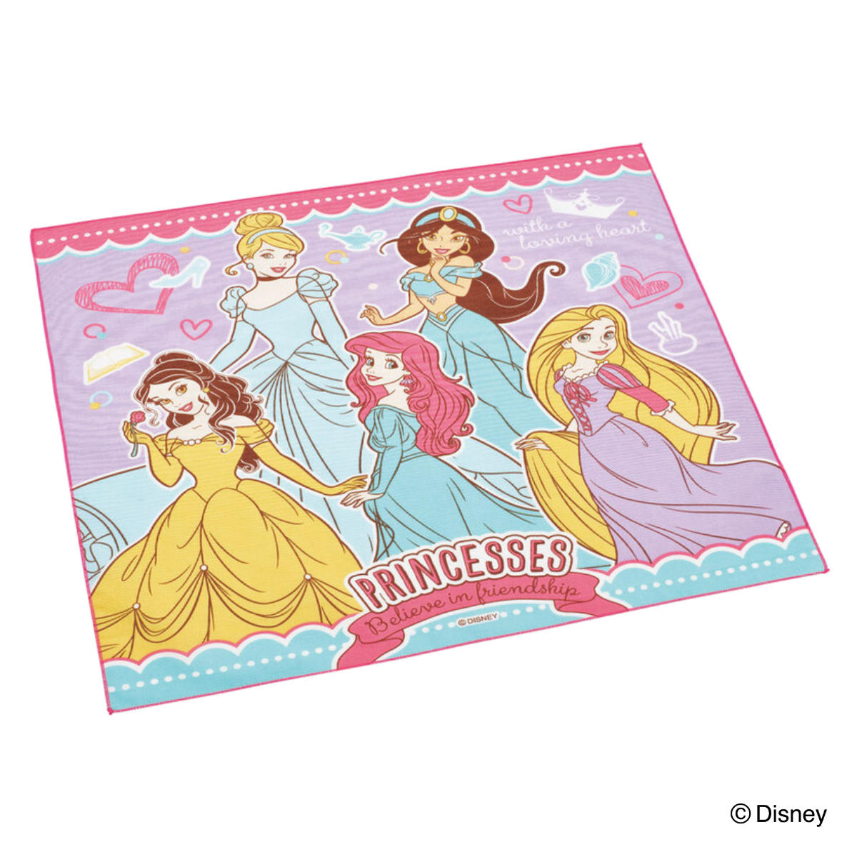 スケーター ランチクロス 43×43cm プリンセス24 （ ディズニー