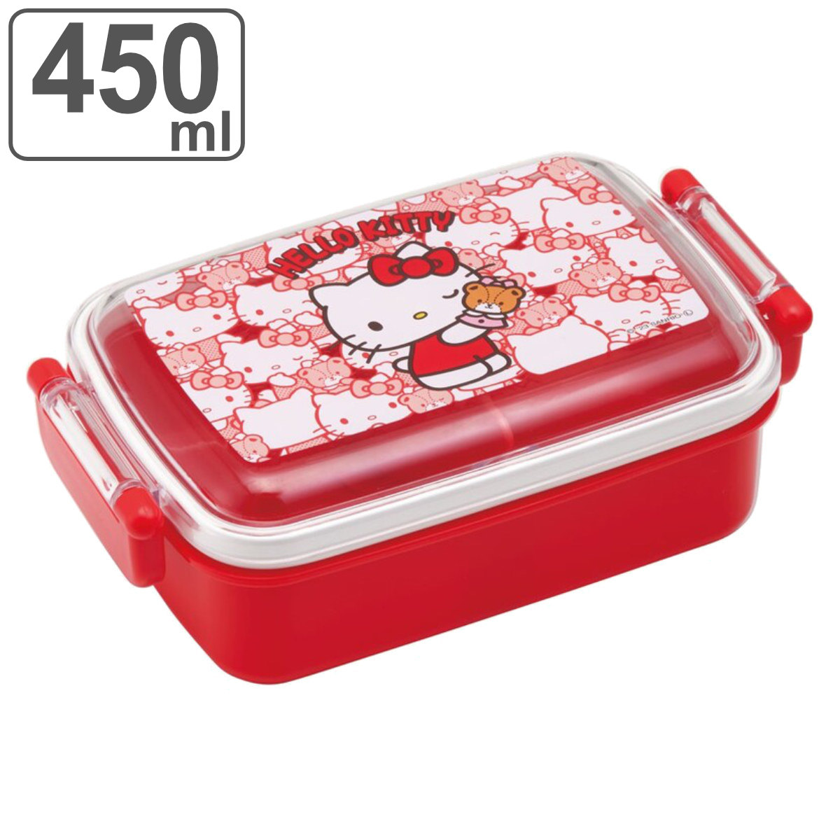 スケーター お弁当箱 抗菌ふわっとタイトランチ 1段 450ml KTうしろう
