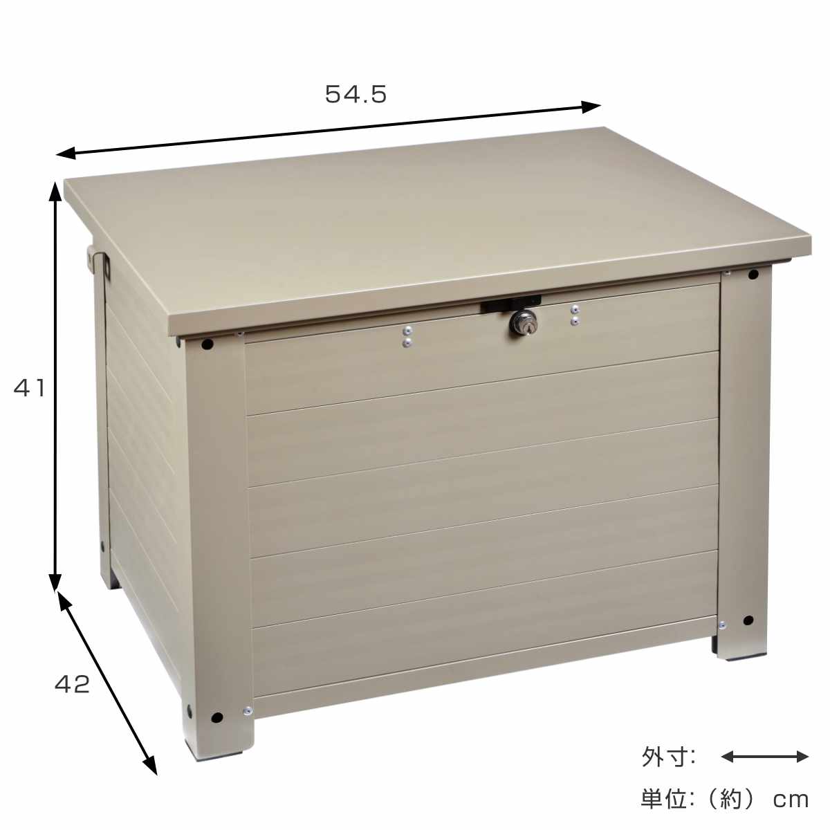 GREEN LIFE（グリーンライフ） 宅配ボックス アルミベンチ型宅配