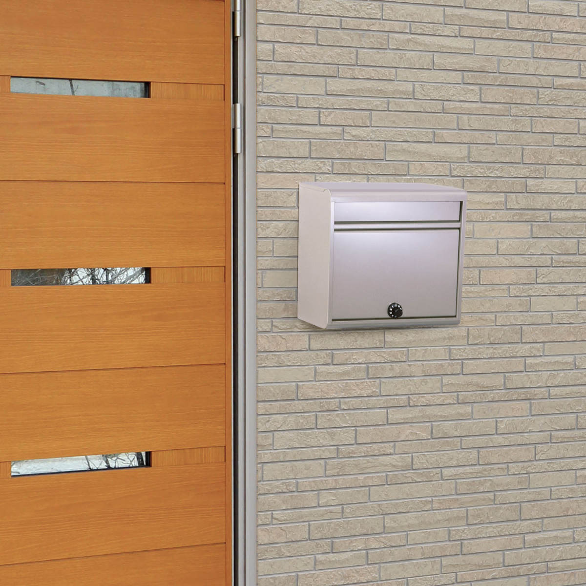 GREEN LIFE（グリーンライフ） 郵便ポスト 亜鉛メッキポスト ダイヤル