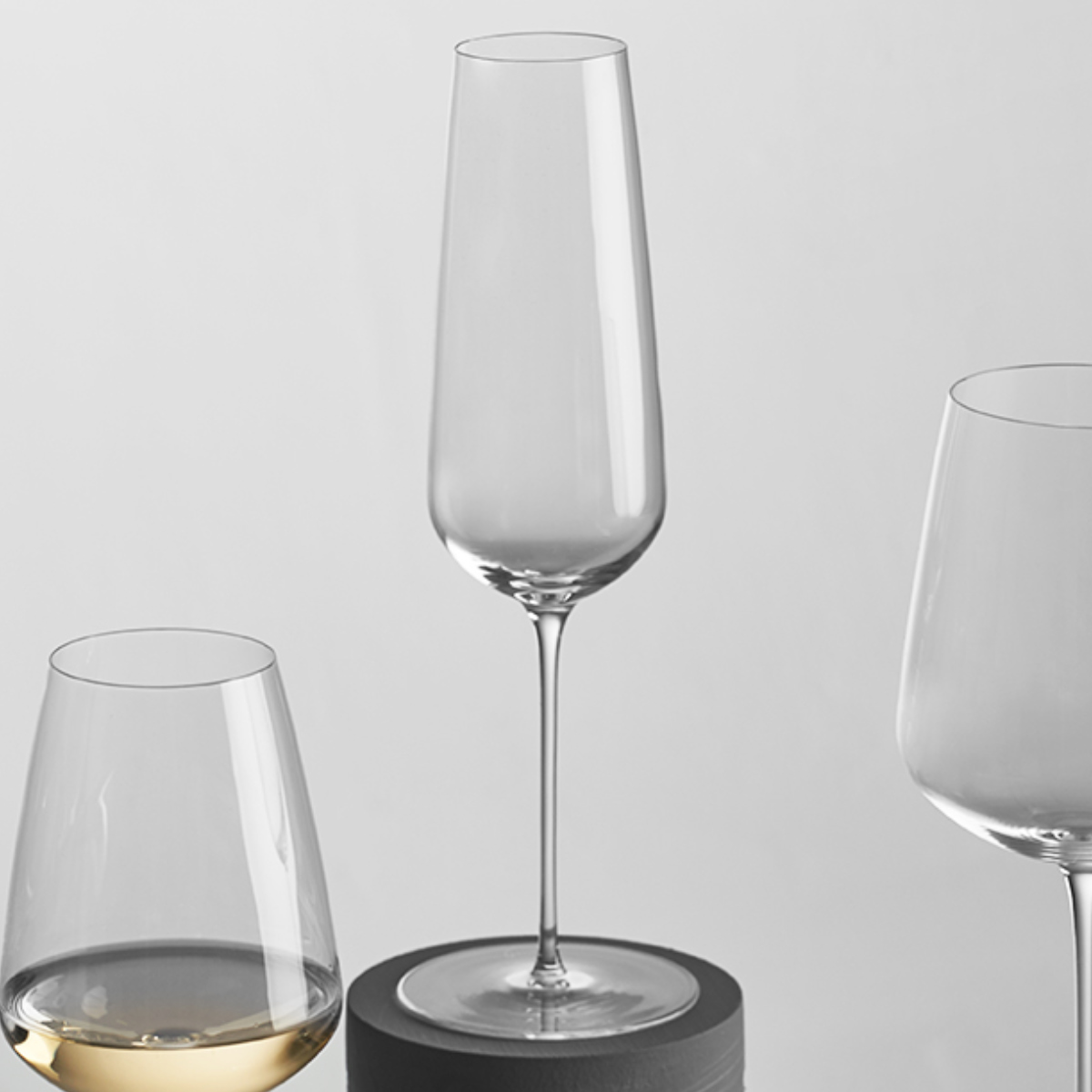 シャンパングラス 300ml NUDE ステムゼロ ガラス （ 食洗機対応 グラス