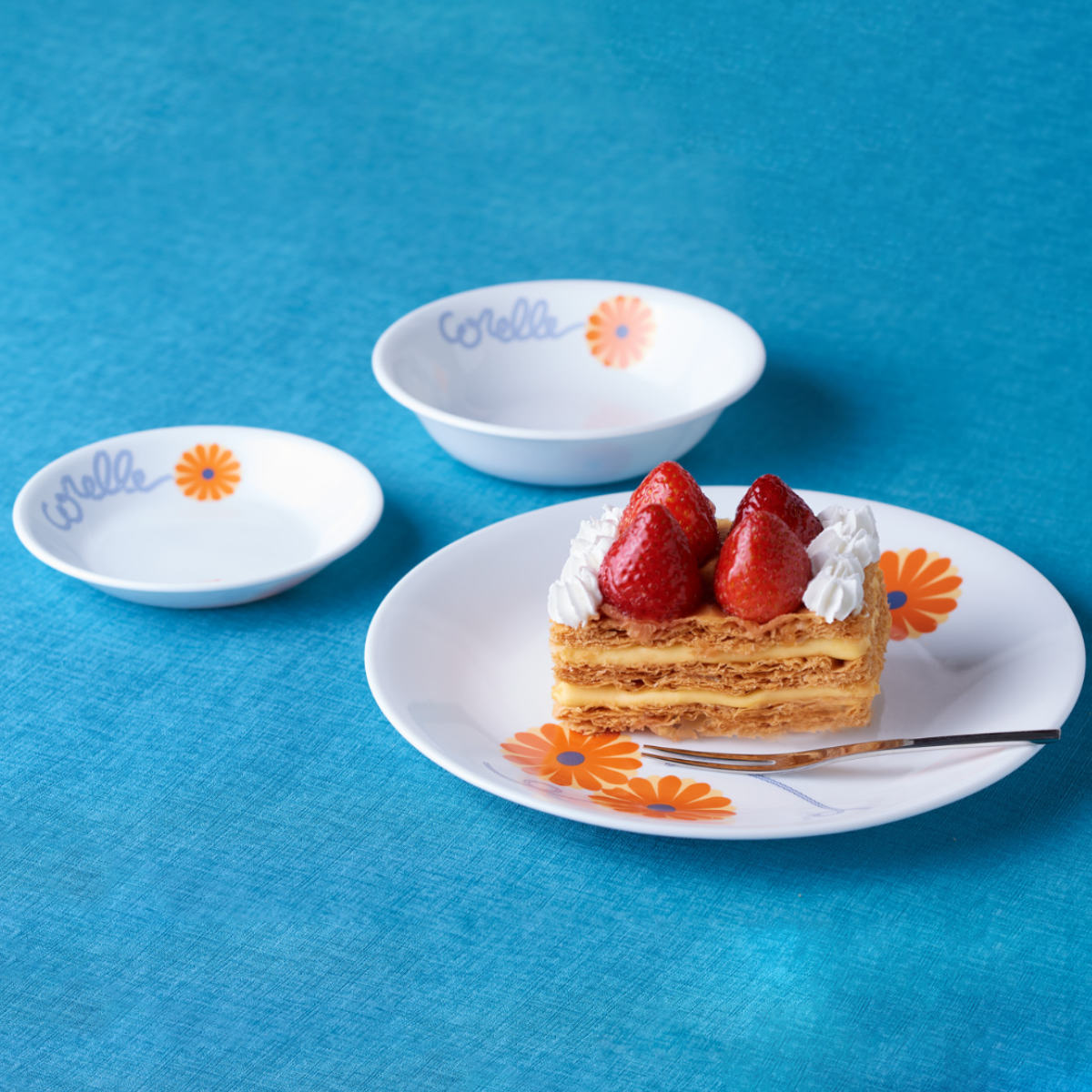 CORELLE（コレール） プレート 21.5cm CORELLE オレンジマーガレット