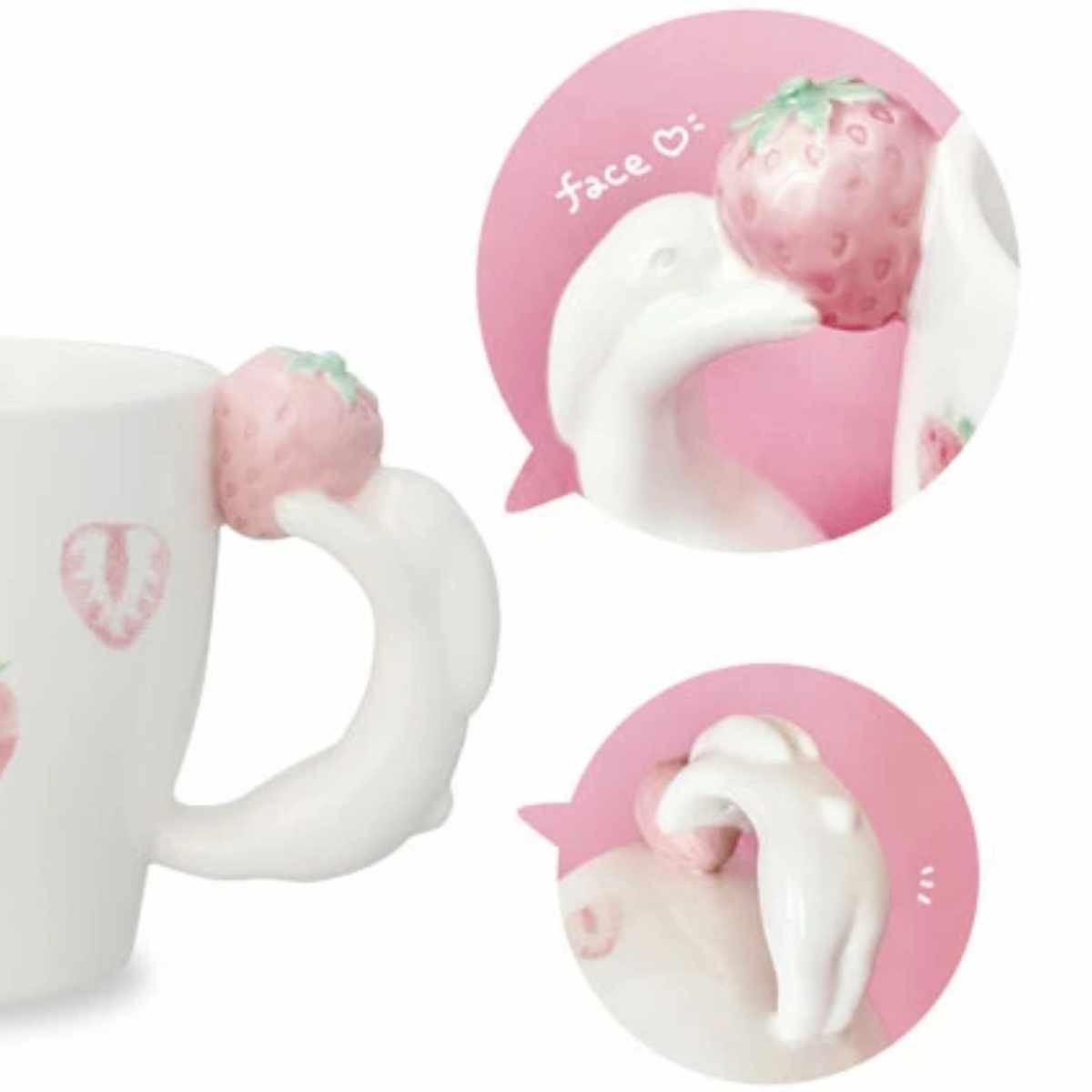うさぎティーカップOP 130 小さな瞳でじぃ～っ♪ ティーカップうさぎのほこり取り