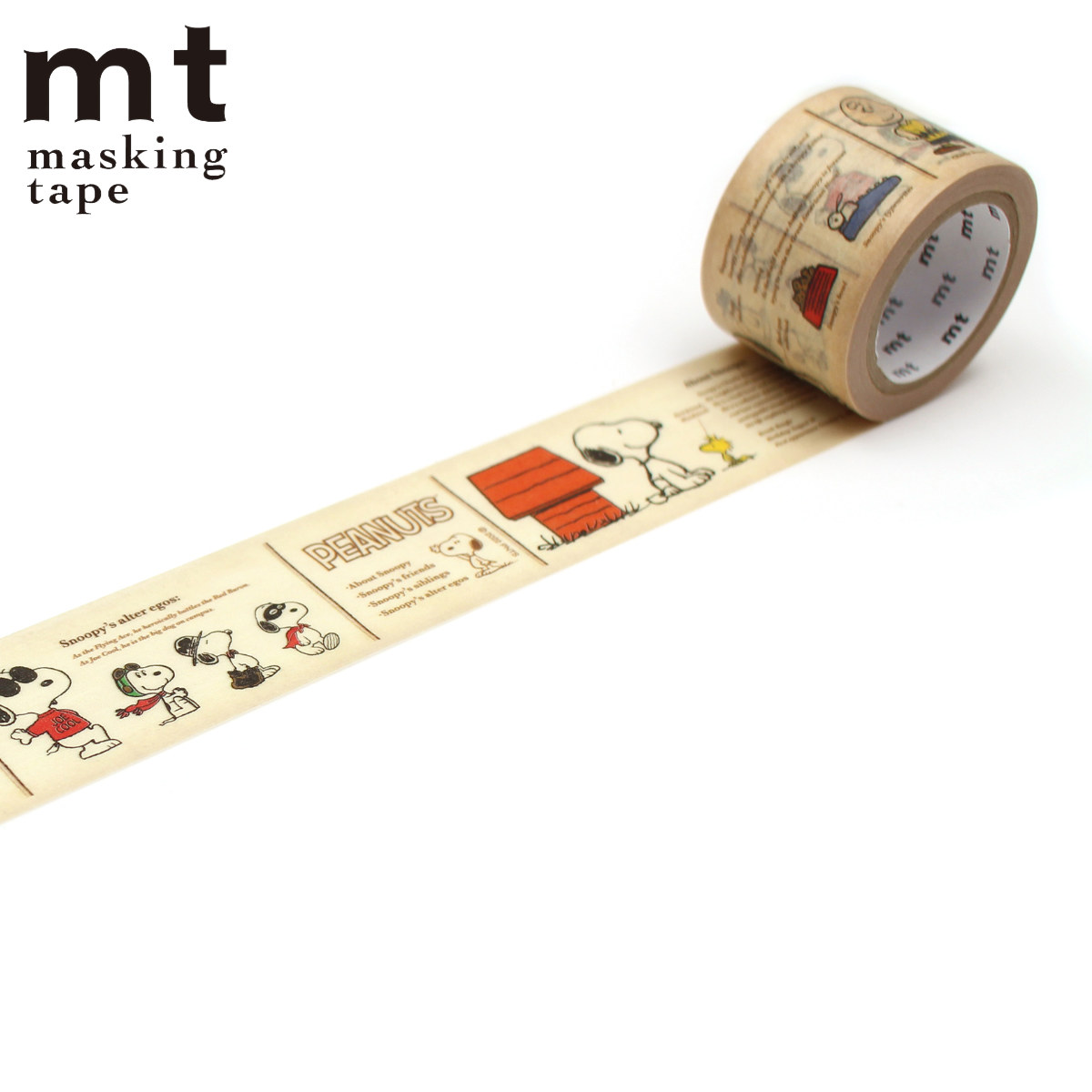 mt（エムティー） マスキングテープ mt PEANUTS ピーナッツ図鑑 30mm