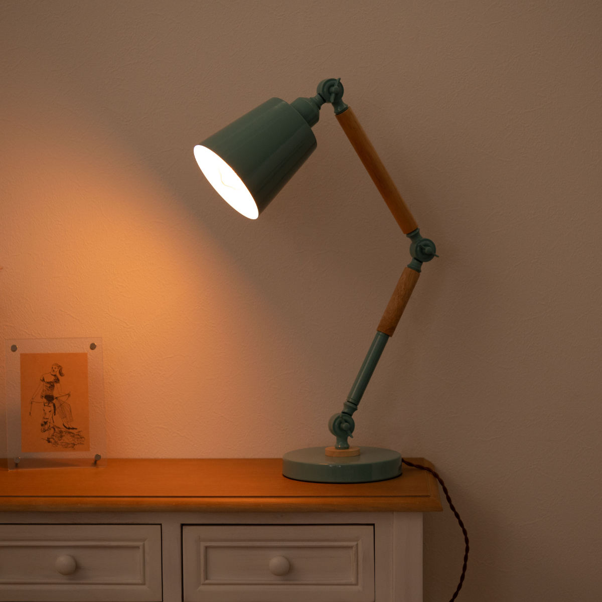 東谷 デスクライト 天然木 角度調節 （ 北欧 テーブルライト スタンド