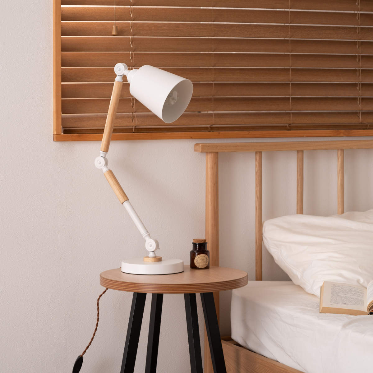 東谷 デスクライト 天然木 角度調節 （ 北欧 テーブルライト スタンド