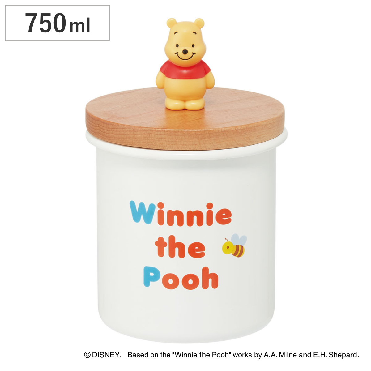スケーター 保存容器 750ml マスコット付キャニスター くまのプーさん