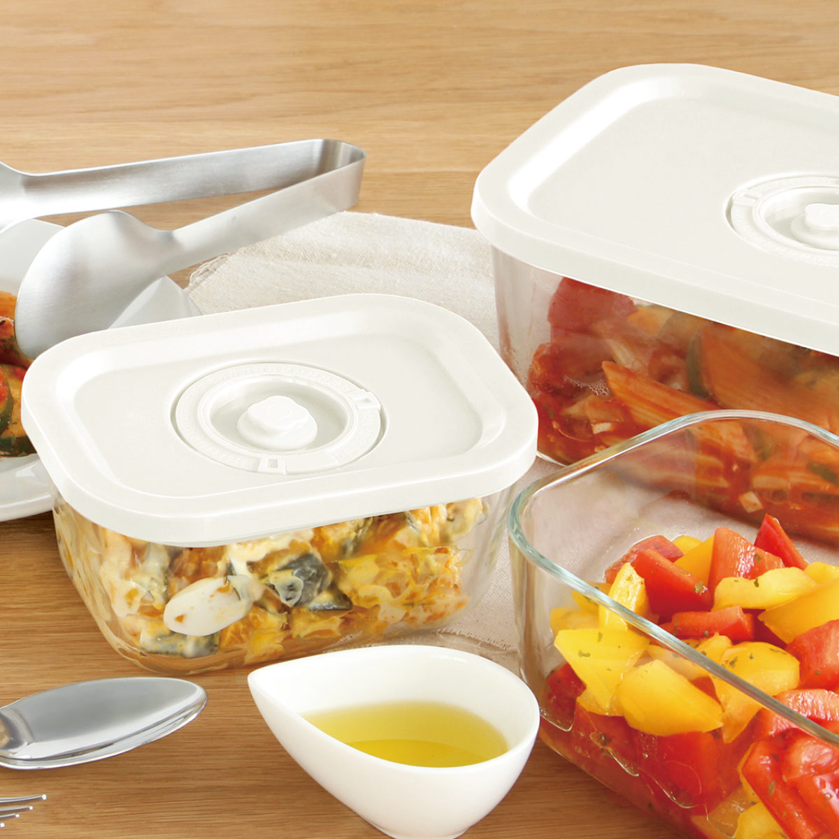 ドリテック 保存容器 800ml 真空シーラー Fresh Planキャニスター M