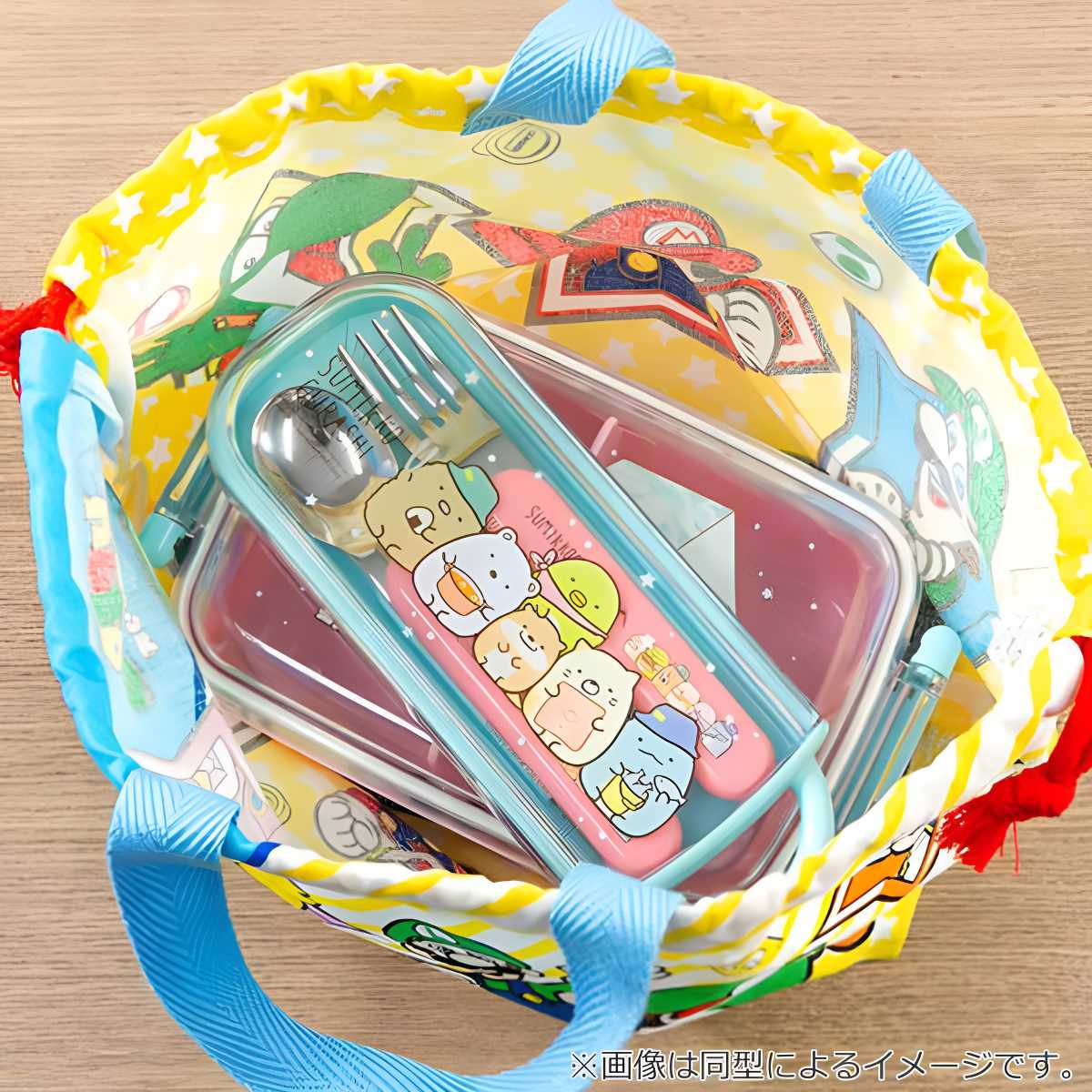 スケーター 巾着 ランチ巾着 アリエル24 （ アリエル 弁当袋 お弁当袋
