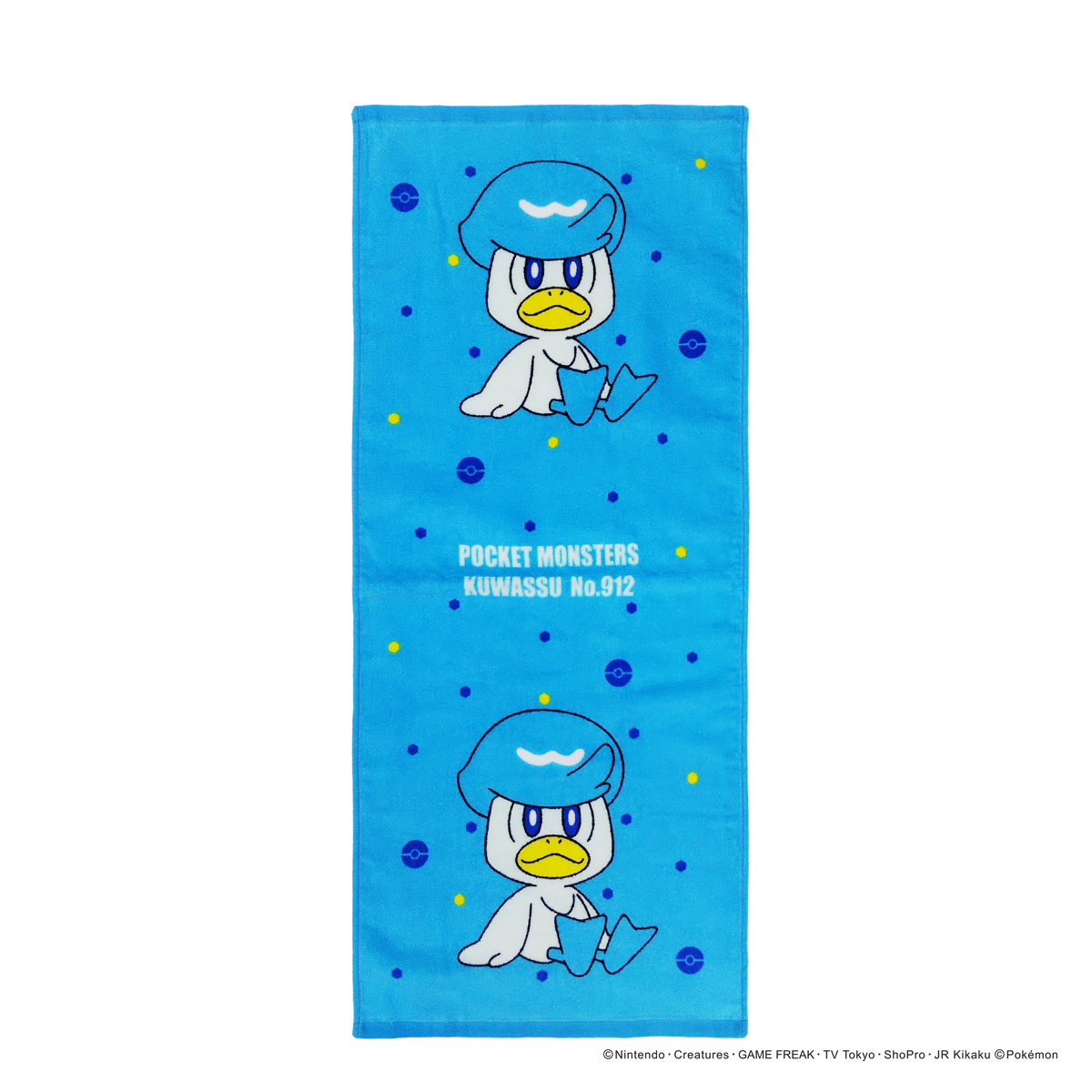 Pokemon（ポケモン） フェイスタオル 34×80cm クワッス （ タオル 顔