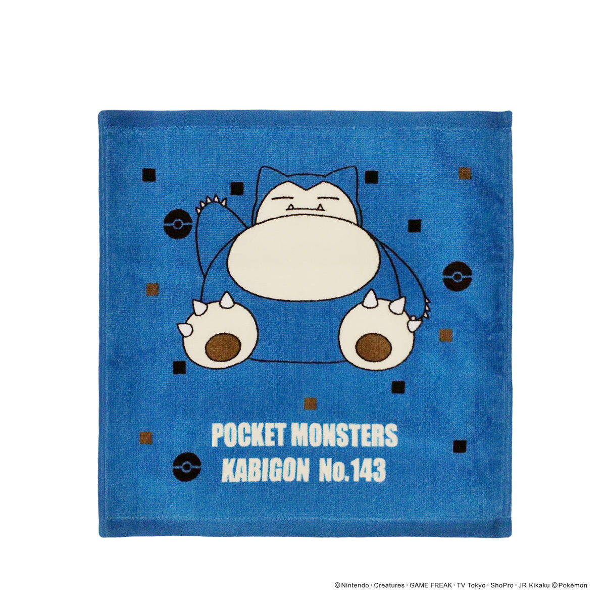 Pokemon（ポケモン） ハンドタオル 34×35cm カビゴン （ タオル 手拭き