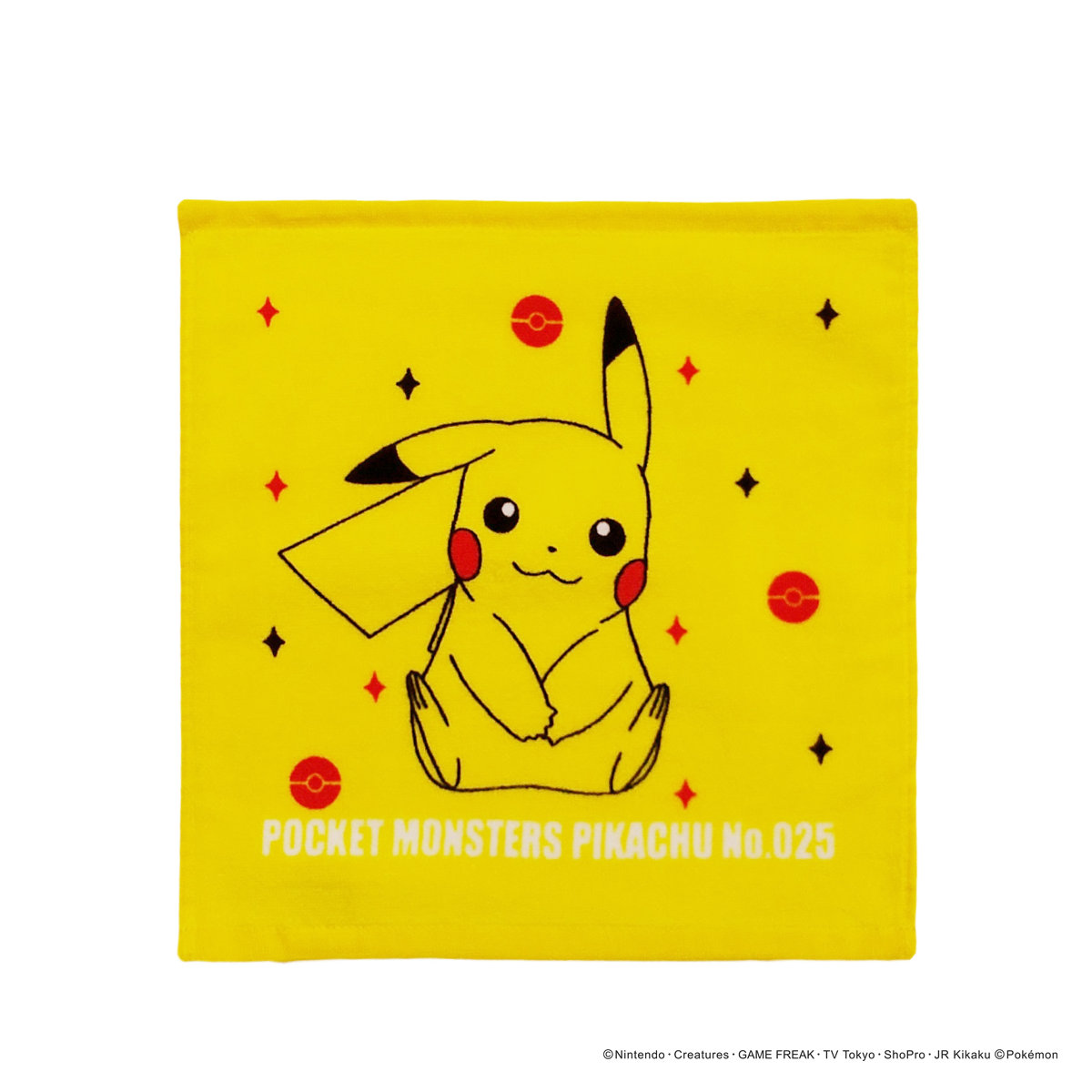 Pokemon（ポケモン） ハンドタオル 34×35cm ピカチュウ （ タオル