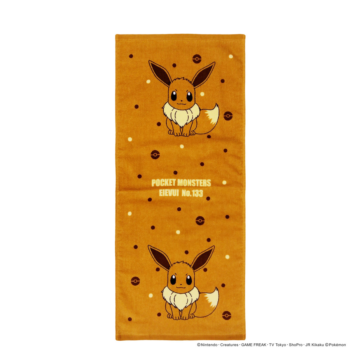 Pokemon（ポケモン） フェイスタオル 34×80cm イーブイ （ タオル 顔