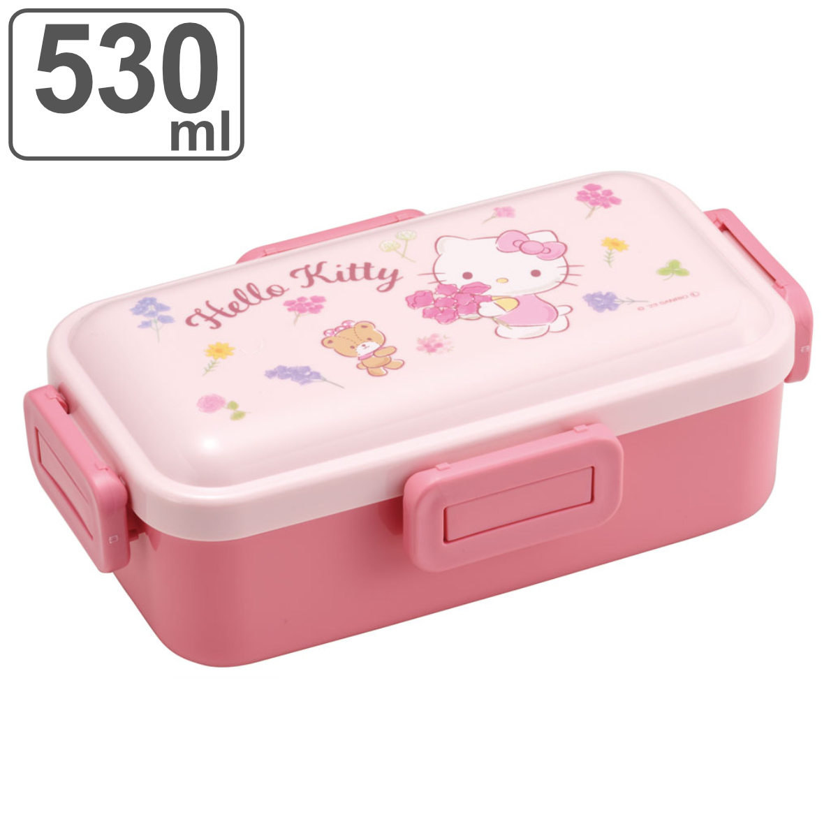 スケーター お弁当箱 抗菌ふわっと弁当箱 1段 530ml KTフラワーリース