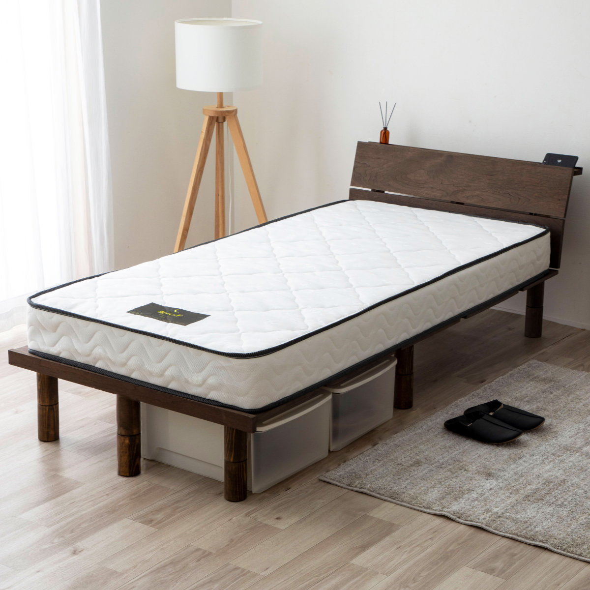 マットレス ダブル 夜香スタンダード ポケットコイル 簡単分解 （ 厚さ