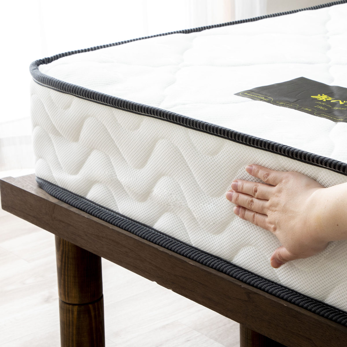 マットレス ダブル 夜香スタンダード ポケットコイル 簡単分解 （ 厚さ