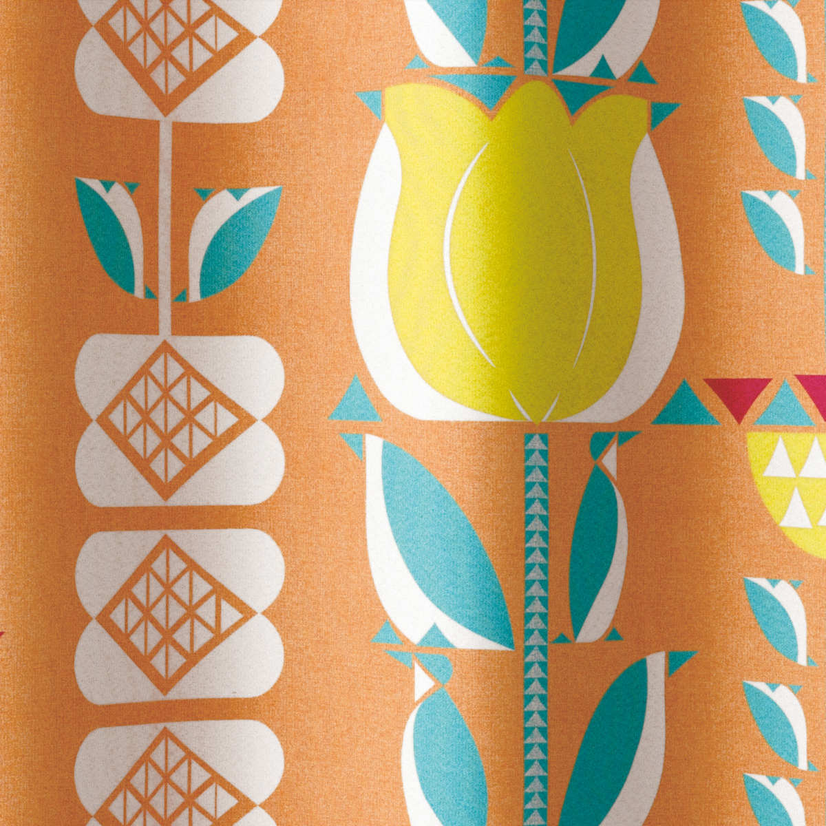 スミノエ カーテン 遮光3級 チューリッペン 100×200cm 1枚入り