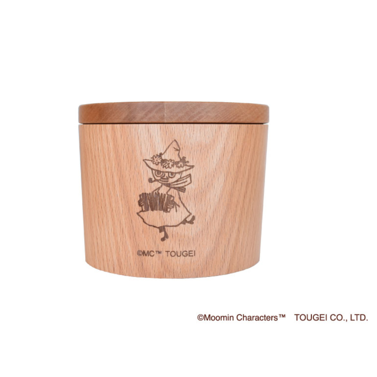 保存容器 150ml テーブルキャニスター ムーミン （ 天然木 密閉 密閉